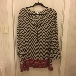 Plus size dress shirt